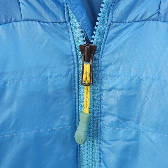 The North Face Puffer Hooded Jacket M Summit Series 800 Turquoise Granola EUC - Picture 10 of 11